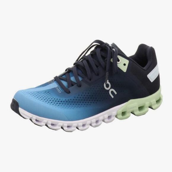 ON Cloudflow Men’s Ink/Meadow Running Sneakers 12.5 - Picture 1 of 8